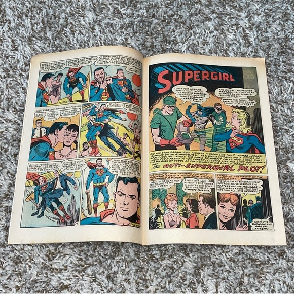 VINTAGE 1967 ACTION COMICS DC Comics Stone-Age Superman Silver Age Comic #350 - Picture 8 of 10